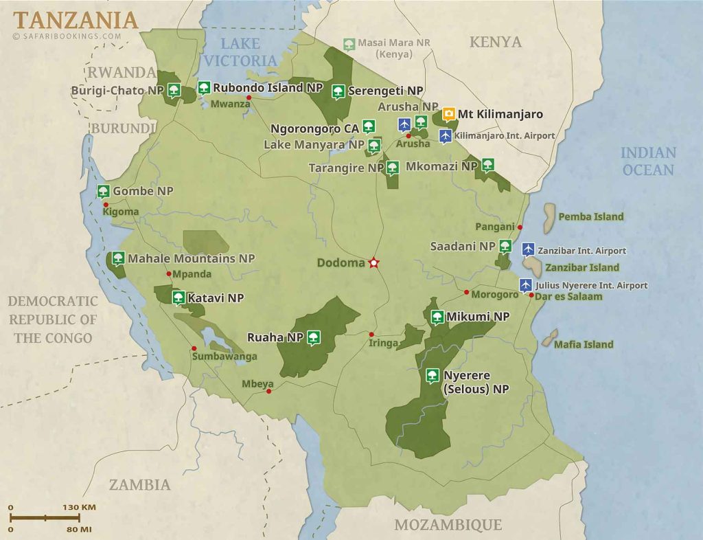 Tanzania Iconic National Parks