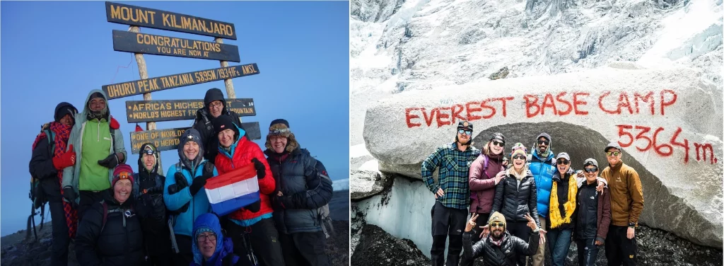 Kilimanjaro vs. Campo base del Everest: ¿Cuál es más fácil?