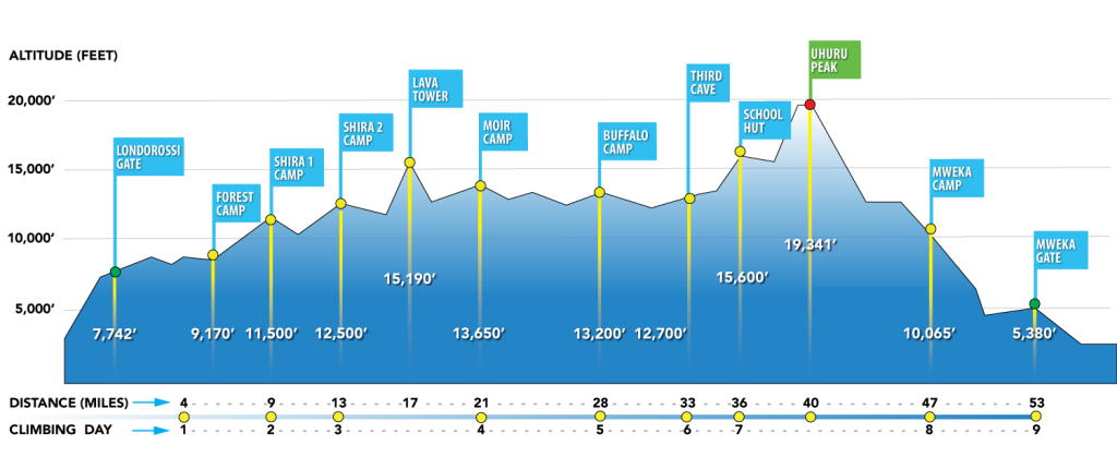 9 Days Northern Circuit Route Kilimanjaro Climbing