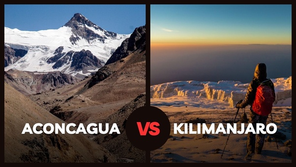 Scala il Kilimangiaro contro l'Aconcagua