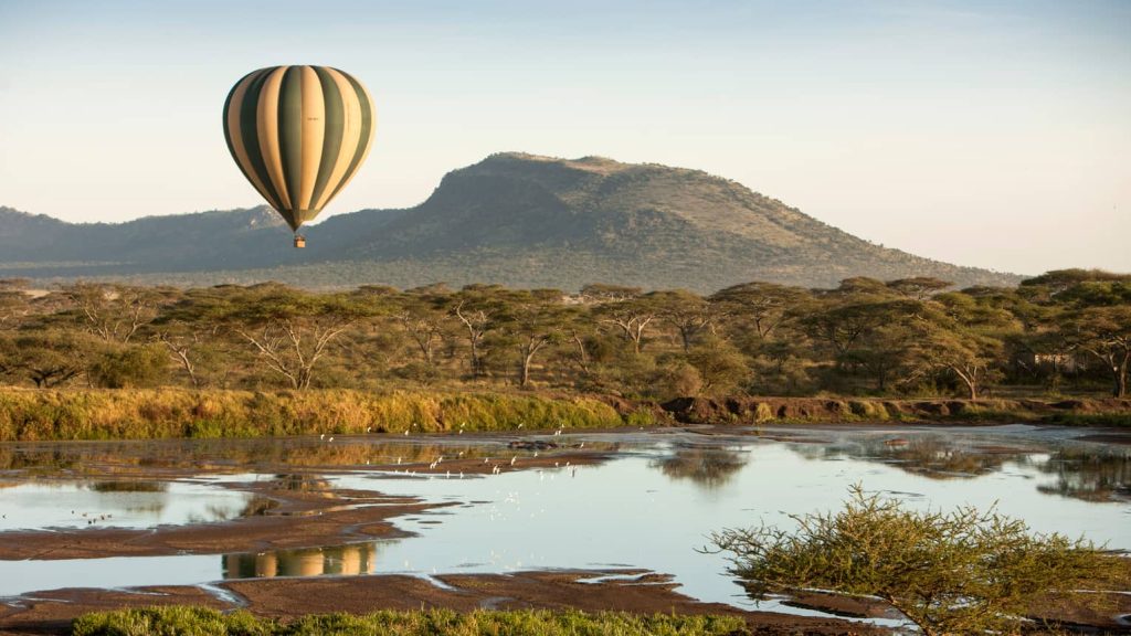 Serengeti-luchtballonsafari
